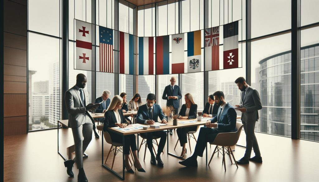 Which Countries Have Financial Investment Centers in Georgia