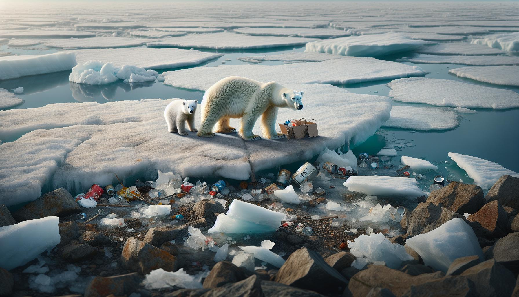 Behavioral Changes in Polar Bears Due to Warming