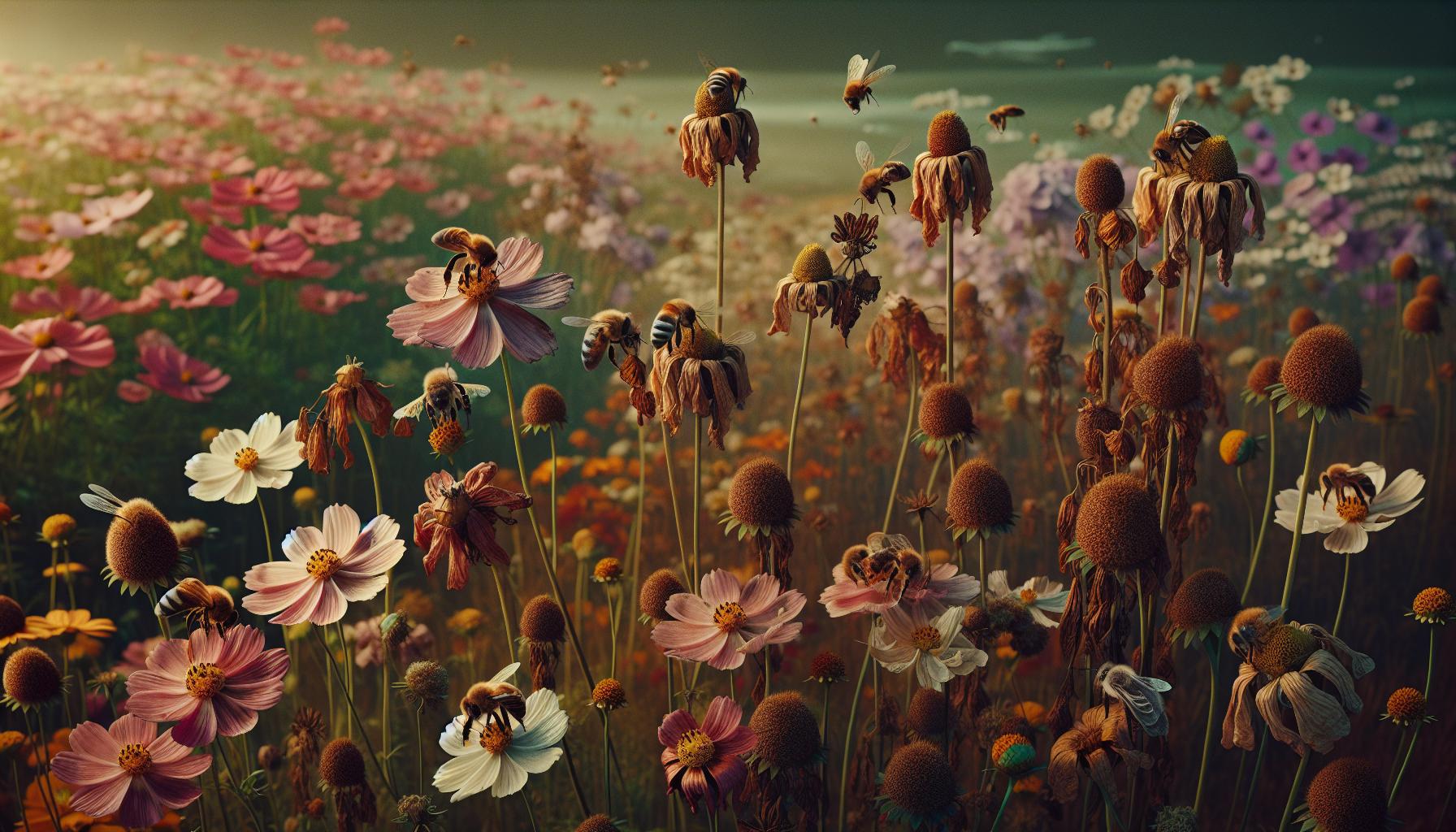 Changes in Flowering Patterns and Bee Foraging