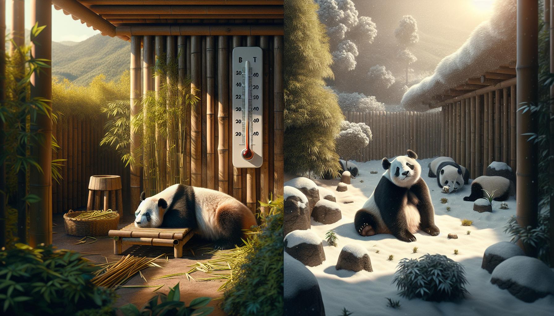 Effects of Temperature Changes on Panda Behavior