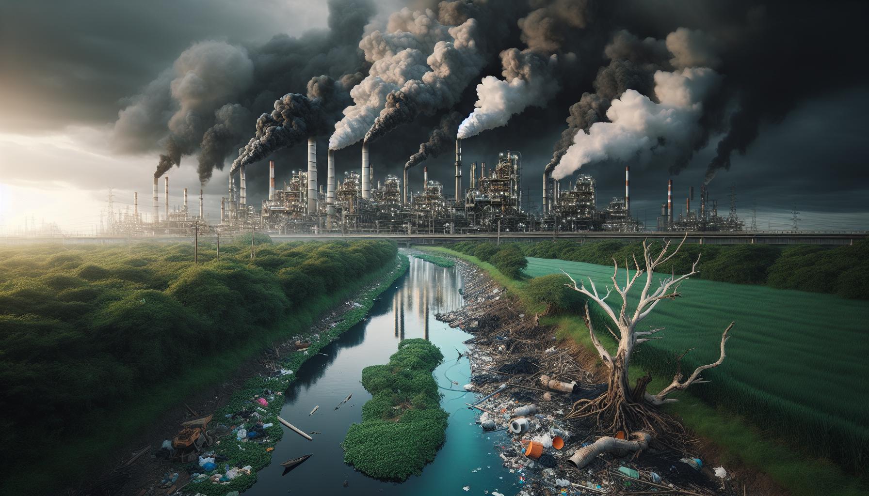 How Industrial Growth Fuels Environmental Degradation