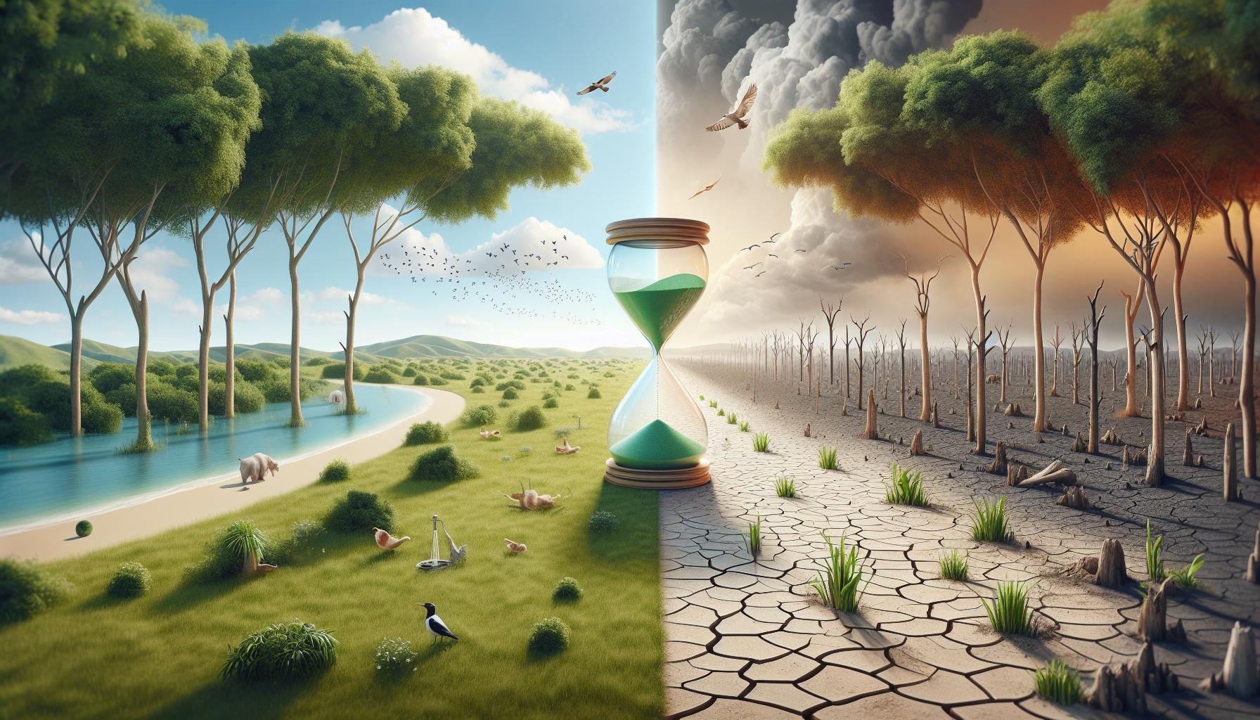 A An Blank Process Of Climate Change