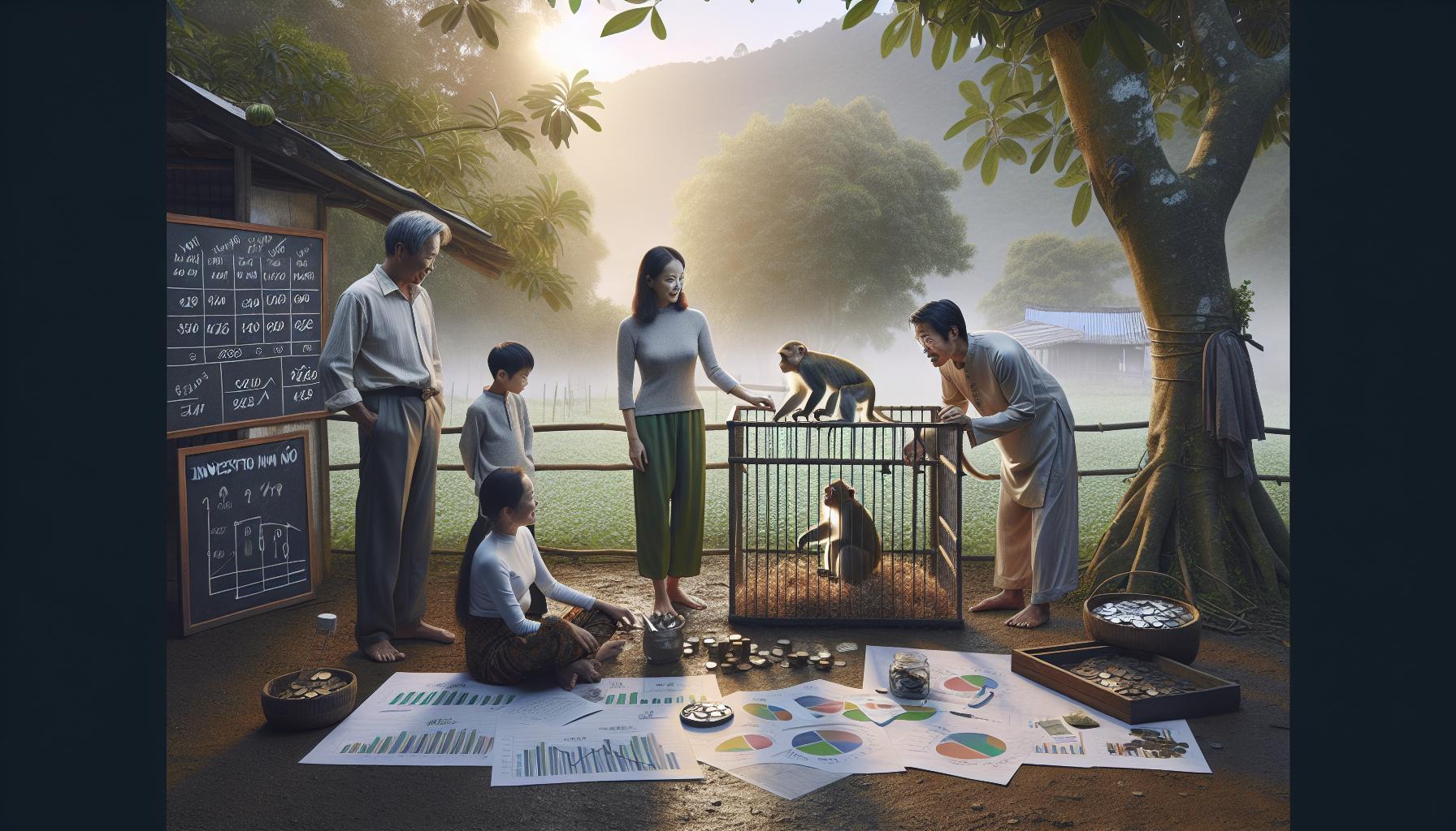 How Many Families in Vietnam Use Monkey for Investment