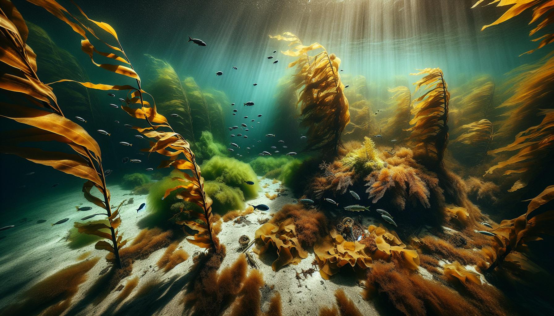 The Role of Temperature Changes in Kelp Health