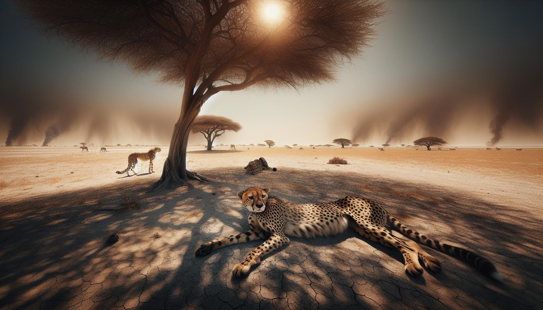 Temperature Increases and Cheetah Behavior Changes