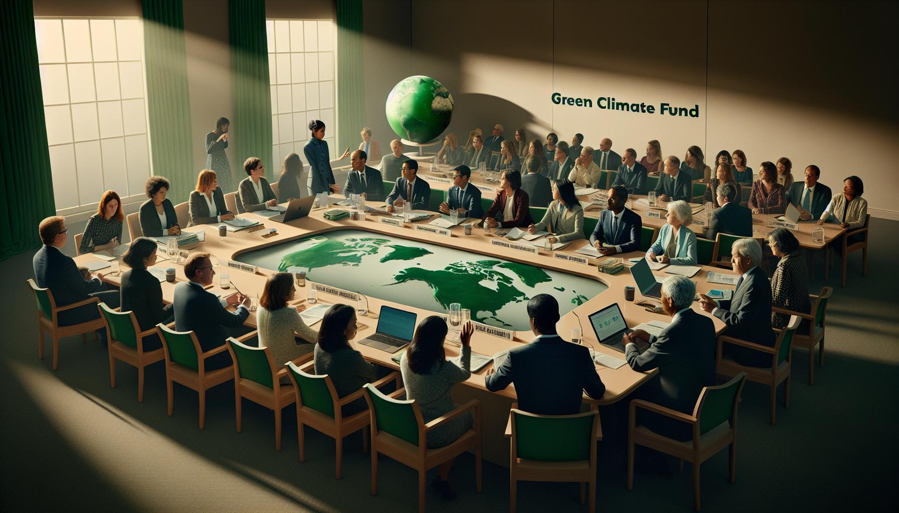 Who Contributes to Green Climate Funds?